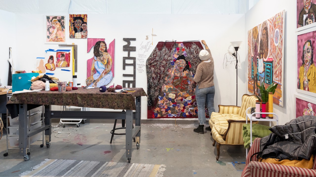 School of Art student