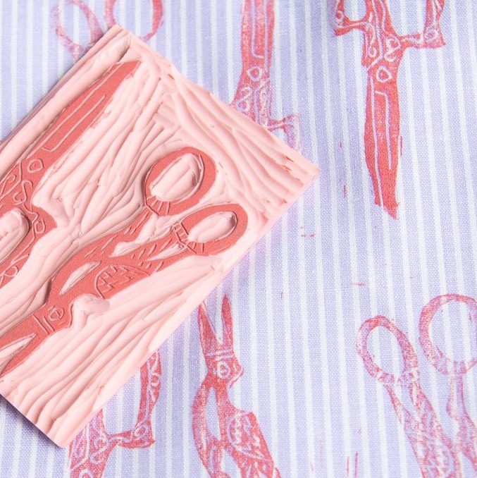 Block Printing on Textiles Workshop