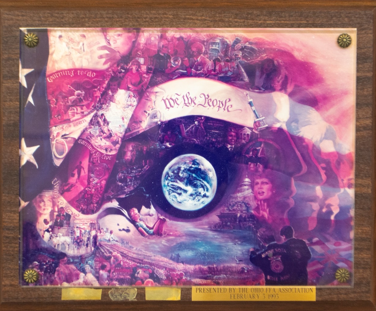 Patriotic Photo presented by the Ohio FFA Association 