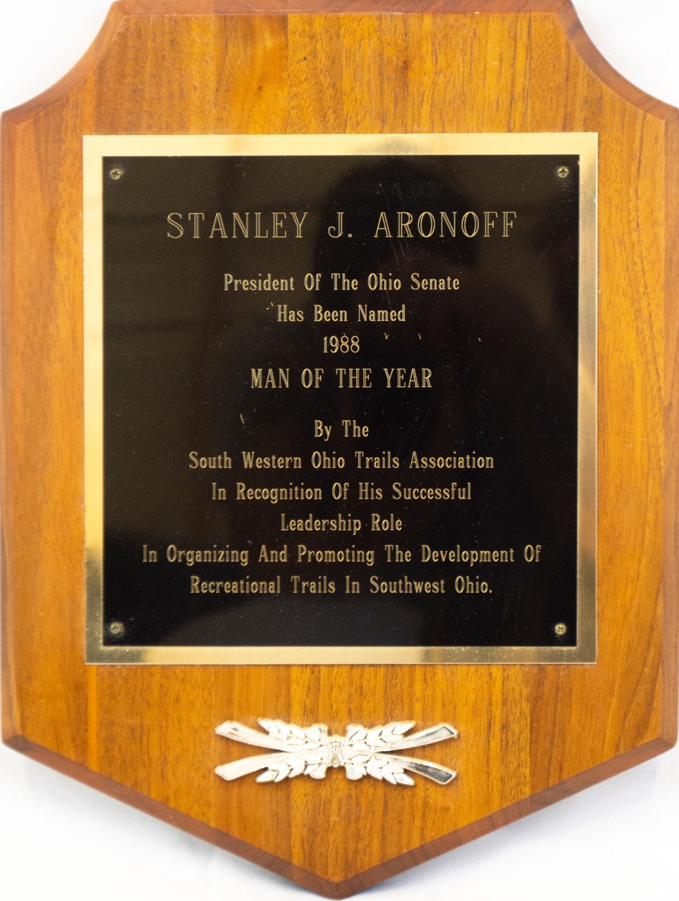 Stanley J. Aronoff named Man of the Year