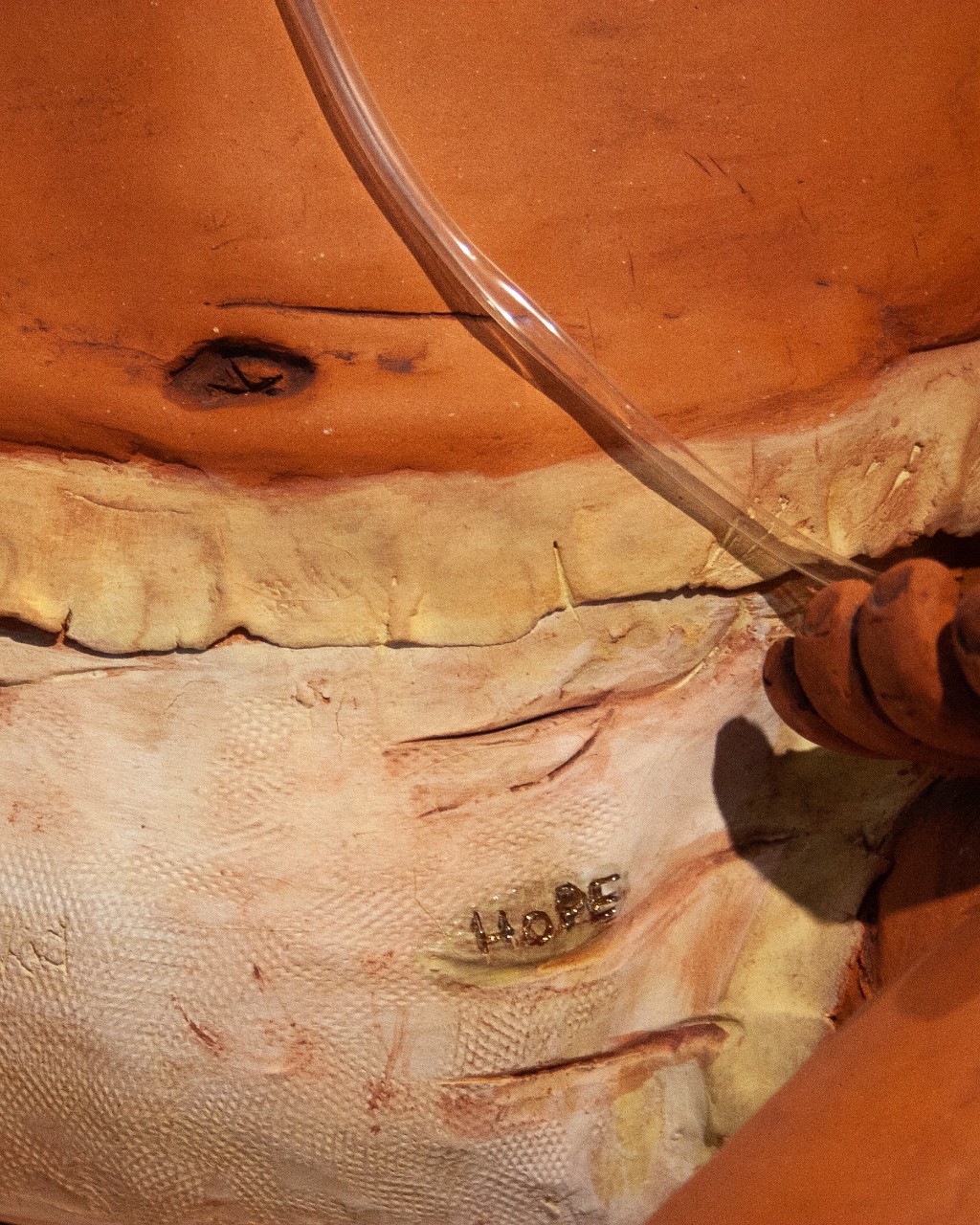 detail of diaper on baby