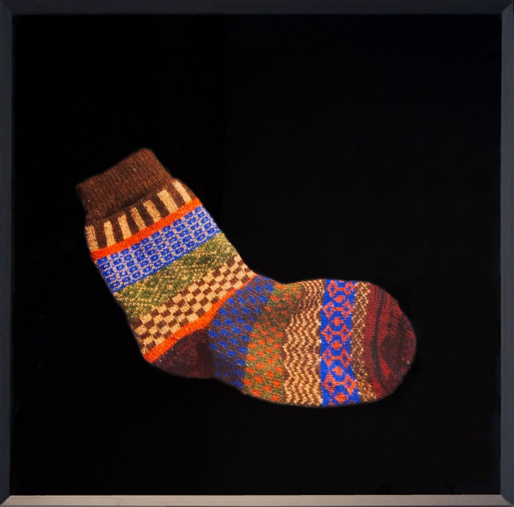 Picture of a colorful sock