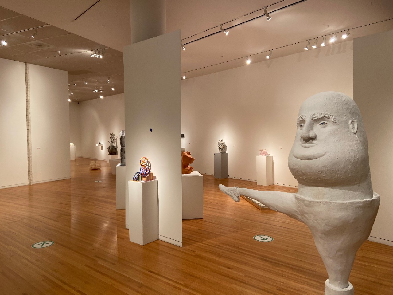 View of NCECA works.