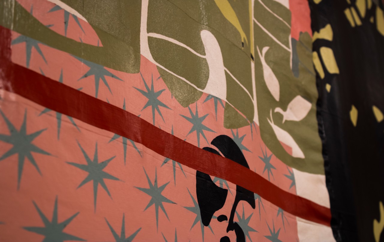 Soft ground etching with mezzotint and monotype