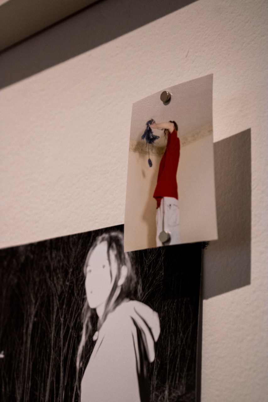 Mixed Media (spray paint on trash)