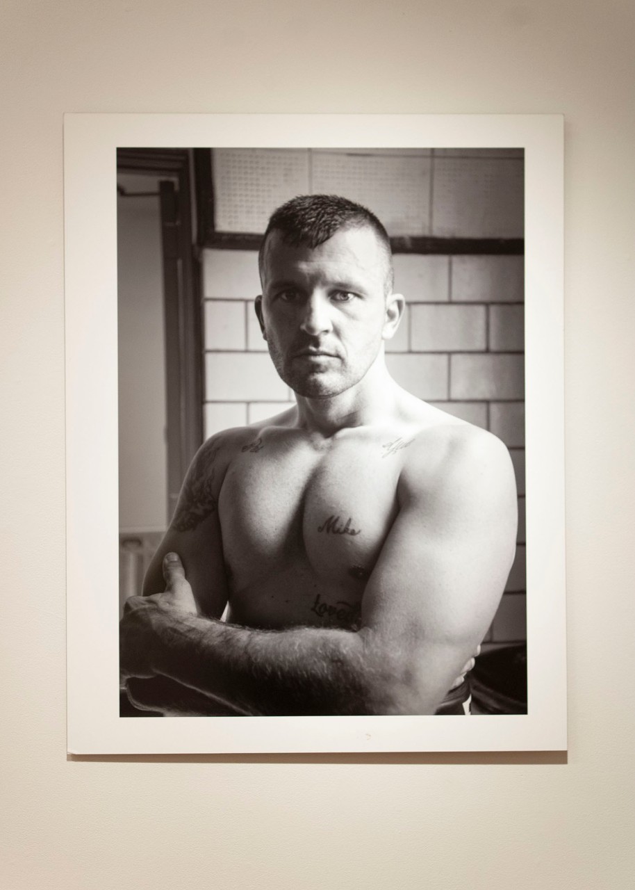Boxer with Tattoos, Cincinnati, Ohio, 2022 - Maureen France