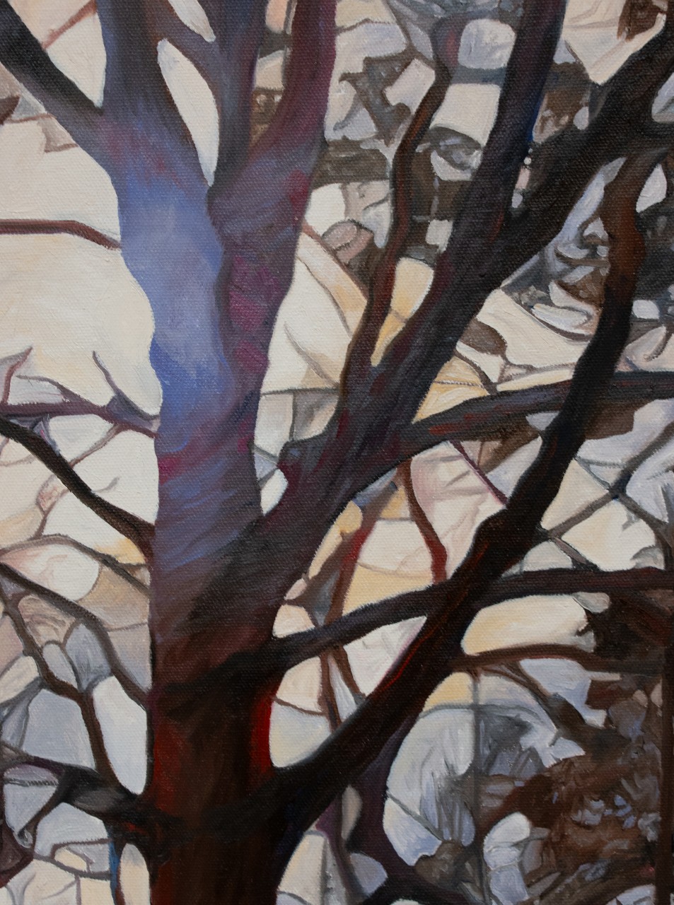 Matthew Klooster, Be Still, oil on canvas, detail