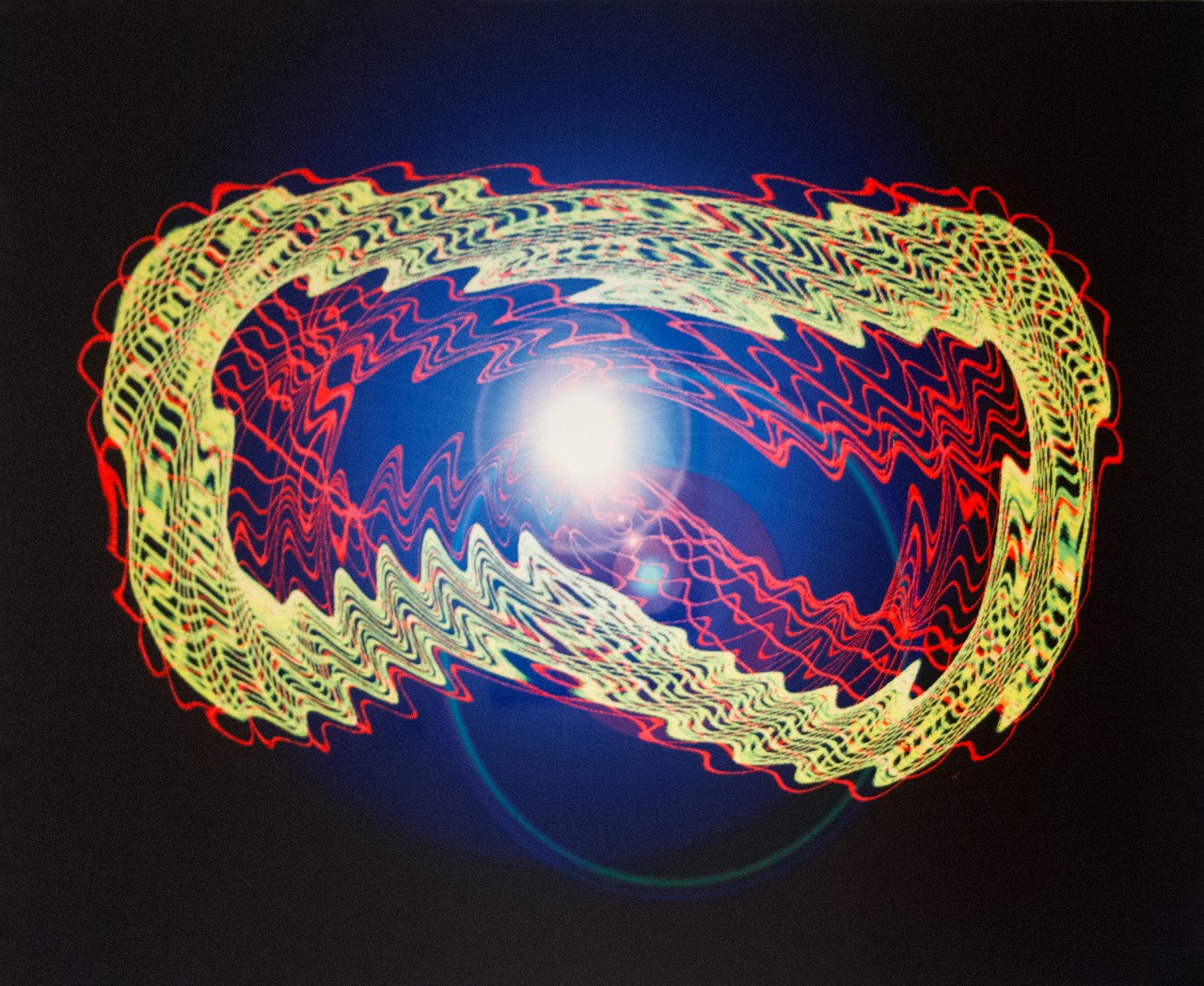 Georg F. Weber, Eye, white gloss metal print