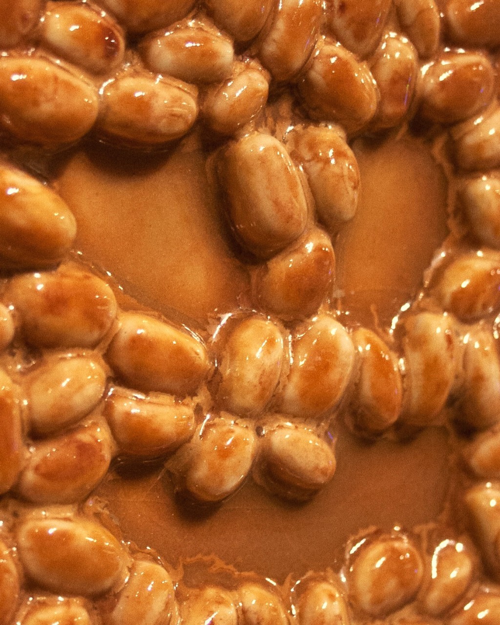detail of beans on plate