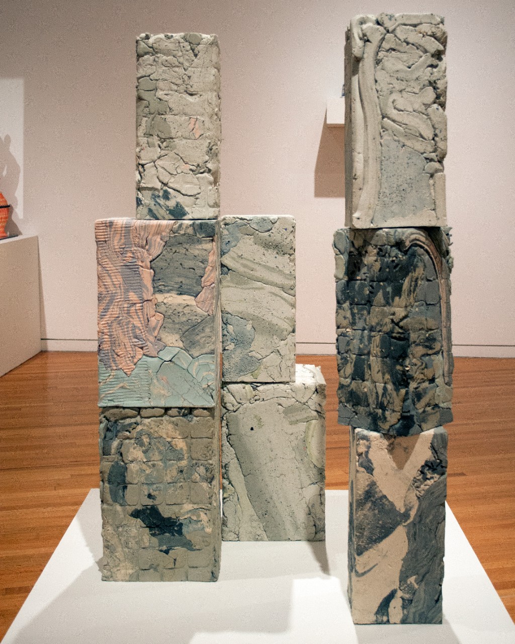 stacked ceramic blocks