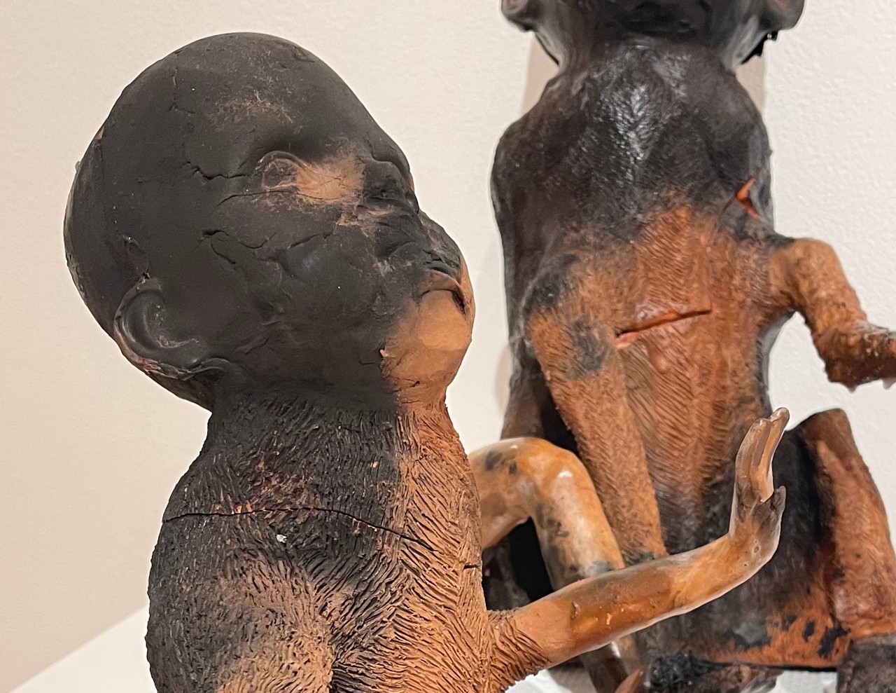 Olivia Canadine's monkey baby detail