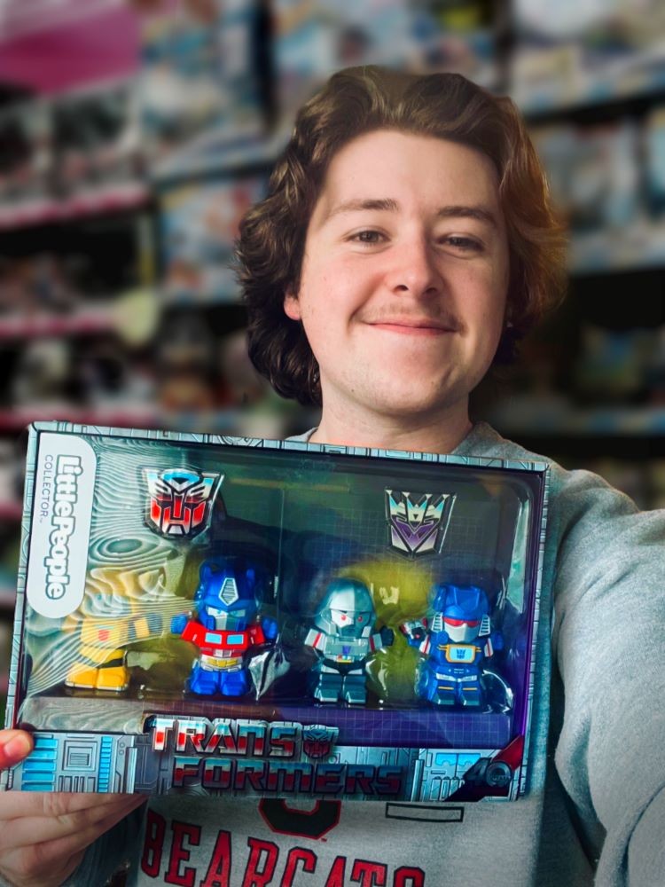 Logan Oskey on co-op at Fisher Price.