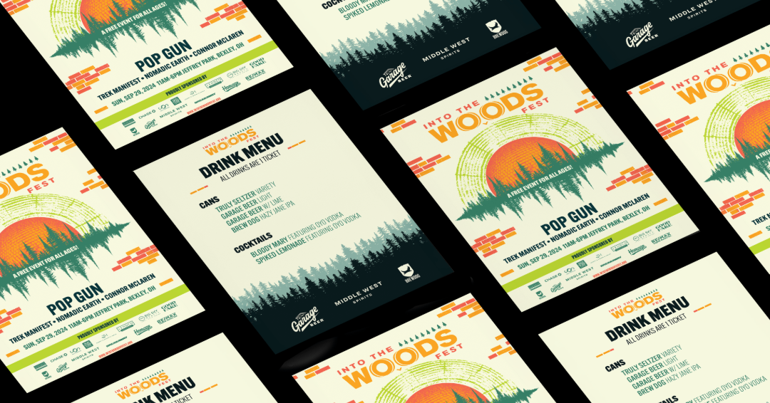 Assets created by Francisco for the Into the Woods Festival