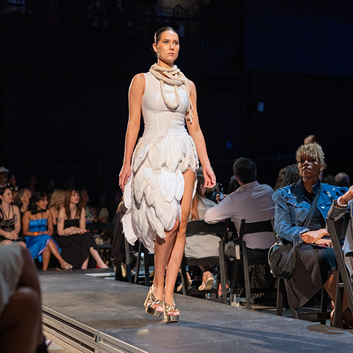 DAAP Fashion Show venue, MegaCorp Pavilion.