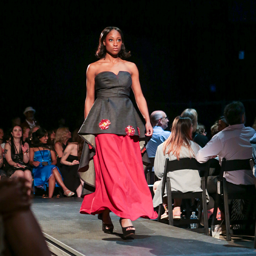 DAAP FASH23: The Show live runway model.