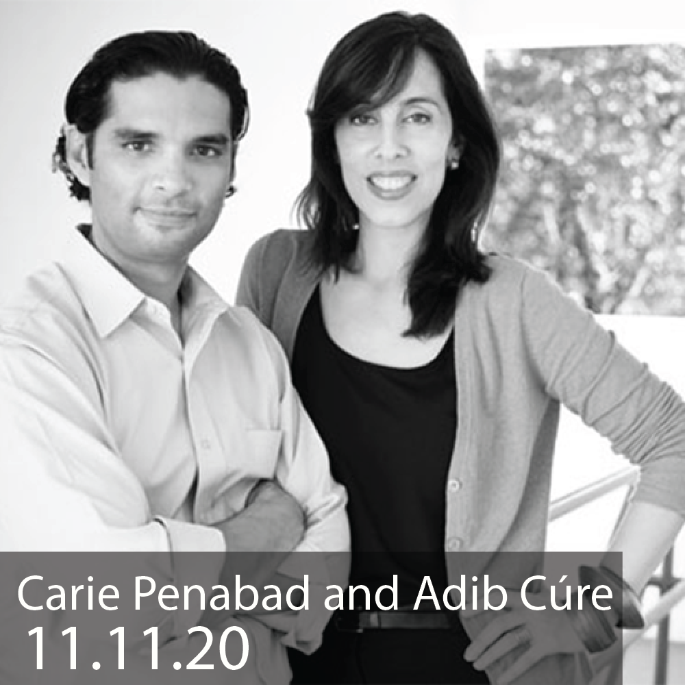 Carie Penabad and Adib Cure posing for photo