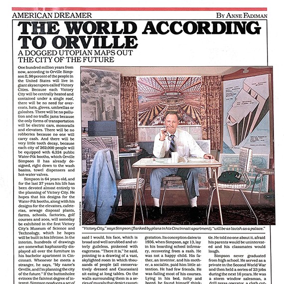 Life Magazine article on Victory City